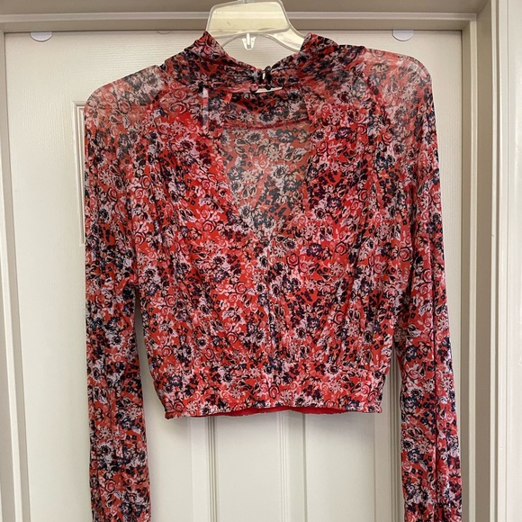 Free People “All Dolled Up” Mesh Top - Picture 2 of 10